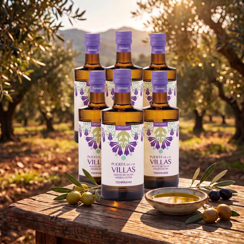 Extra Virgen Olivolja 500ml x 6 Temprano EKO